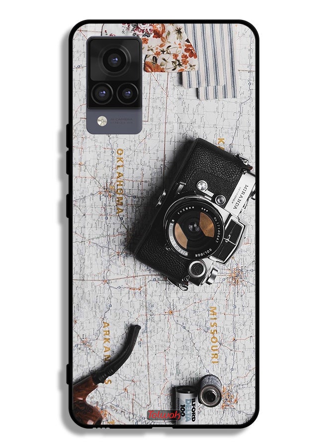 Tolwak Vivo V21 Protective Case Cover Vintage Camera - Image 2
