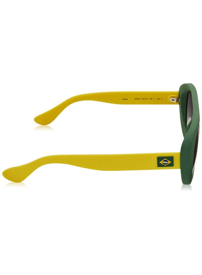 Havaianas Sunglasses Rio Shield Sunglasses, Grn Yllw, 54 Mm - Image 3