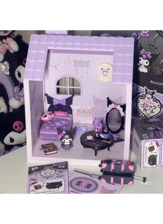 null - Remment Sanrio Culomi's Room Blind Box Eating And Playing With Melody Miniature Scene Model Desktop Ornaments-Color:Melody Room [full Set Of 8 Styles] No Duplication-Specifications:Motherland Version [non-returnable And Non-exchangeable] - Image 1