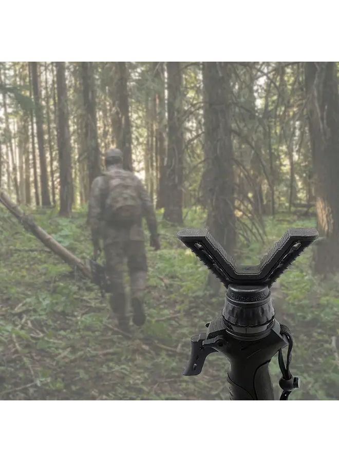 Heavy Duty Wide Tripod Head HTPV006 For Hunting And Birdwatching With 360 Rotation - Image 5