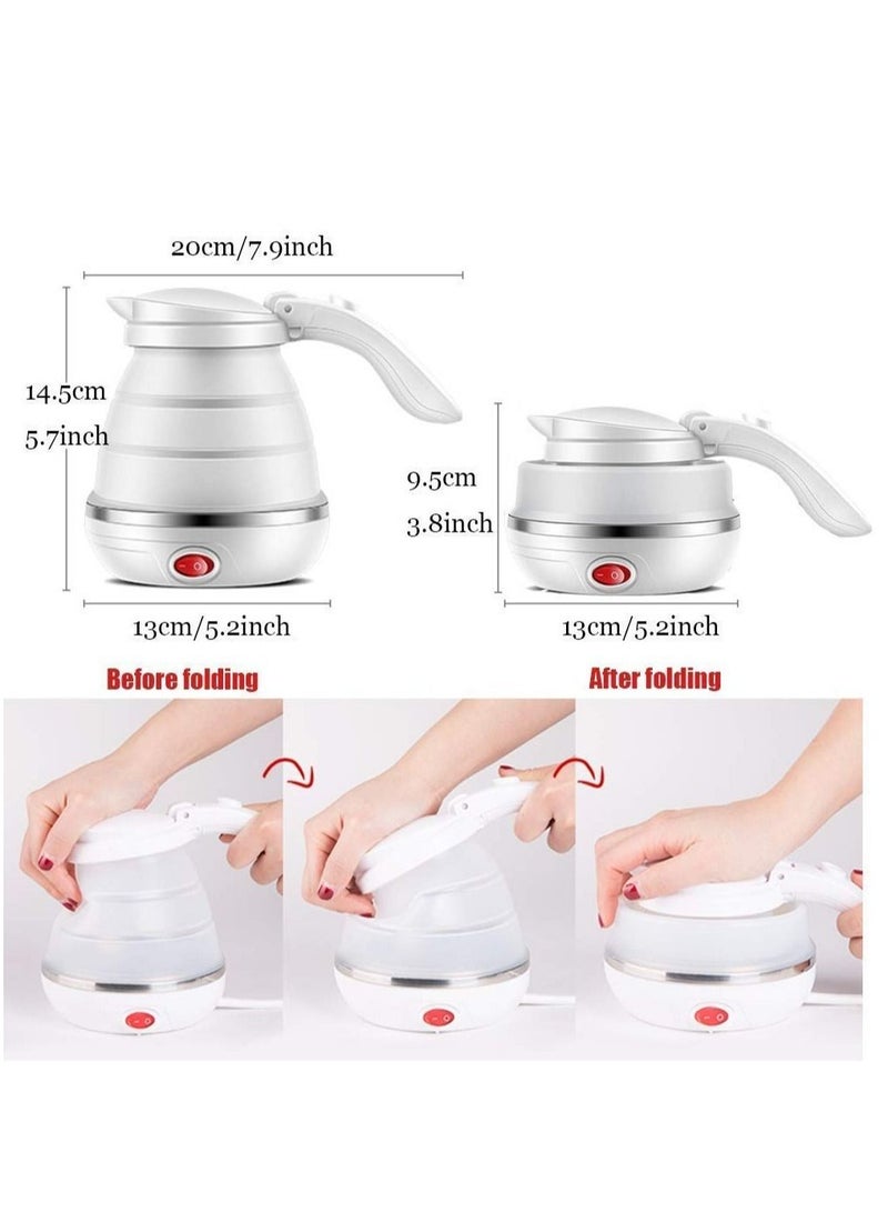 ELTRAZONE Travel Foldable Fast Boiling Portable Electric Kettle - 220V -600ML for Most Travel and Home & Office Use - Image 4