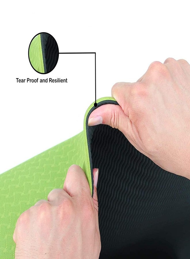 Spike Premium Yoga Mat for Men and Women with Carry Bag for Home Gym, Outdoor Workout and Yoga Exercise Anti Slip Yoga mat TPE (Spike TPE Yoga Mat) - Image 5