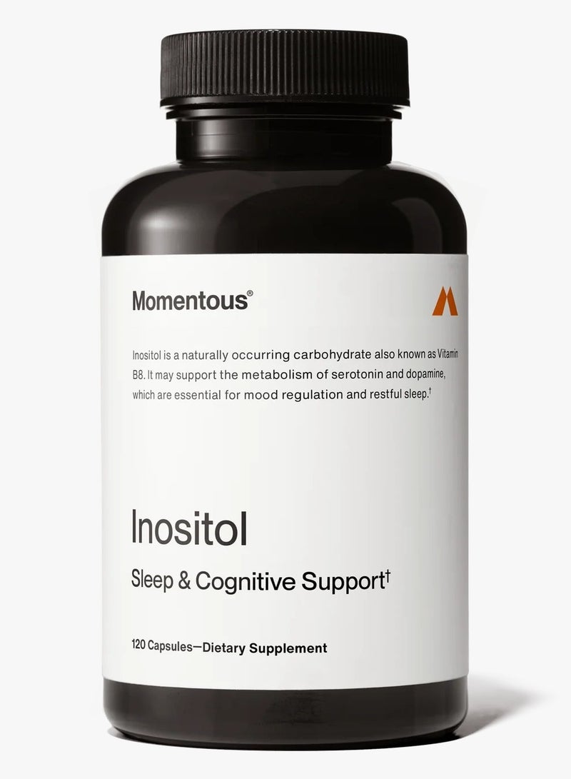 مومنتوس مكمل إينوزيتول - ميو-إينوزيتول لتحسين المزاج والوظائف الإدراكية ودعم جودة النوم - نباتي، خالٍ من الكائنات المعدلة وراثيًا، خالٍ من الغلوتين، 60 حصة - Image 1
