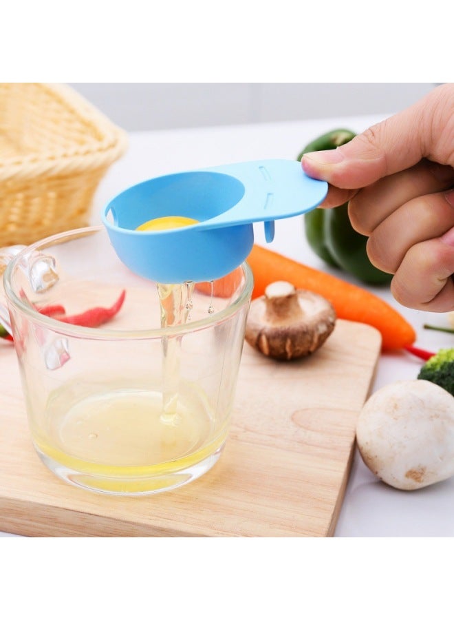 Creative Sun Hat Shape Egg White Separator Egg White Yolk Filter Kitchen Baking Gadgets New-Specifications:Translucent-Color:Default - Image 2