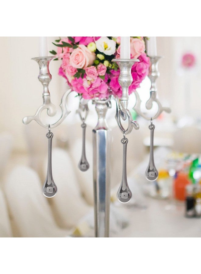 LONGWIN 20pcs Crystal Teardrop Chandelier Pendant Parts Wedding Party Christmas Tree Decorations Ornaments - Image 3