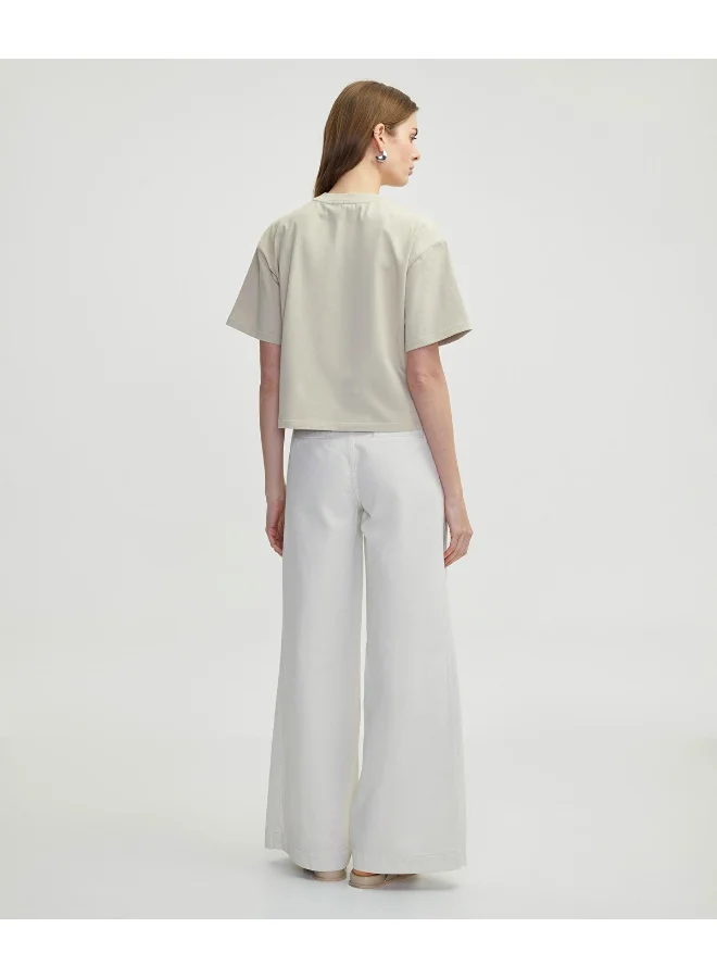 Ipekyol Embellished Cut-Out T-Shirt