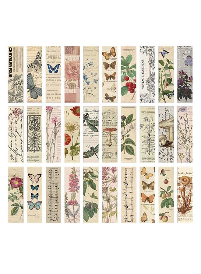 YOSCO Vintage Style Bookmarks for Women Men, 30PCS (Gentle Whisper) - Image 1