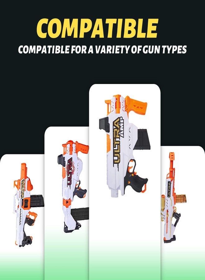 TORMEN Quick Reload Ultra Clip,12-Darts Magazines Compatible for Nerf Ultra Magazine (Black Transparent, 2PCS - Image 4