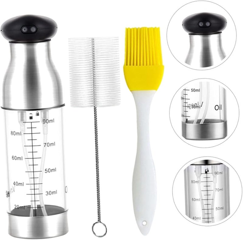 Unomor Press Type Oil Sprayer Reusable Kitchen Oil Dispenser For Cooking Bbq And Outdoor Use - Image 5