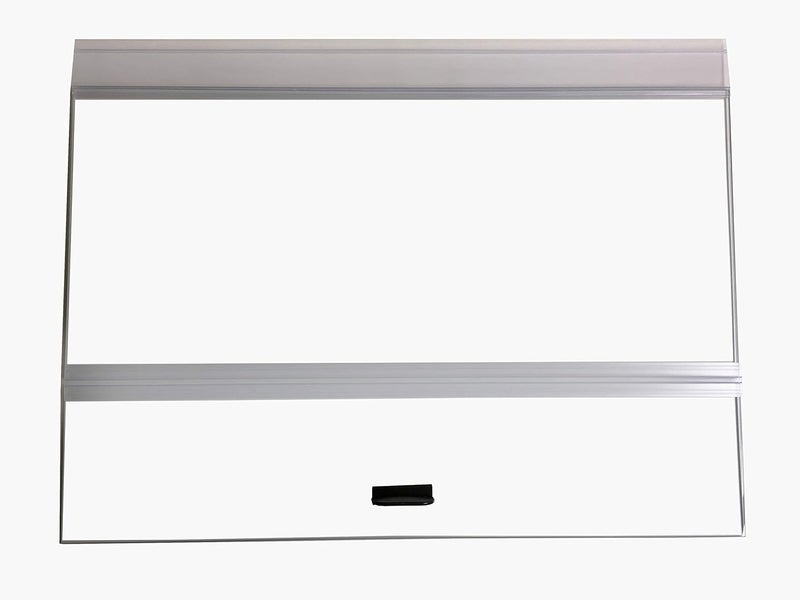 H2Pro Glass Canopy 2 Piece Set for Aqueon & All Glass only 75/90/110 Gallon 48x18 Aquarium Fish Tank (Each Piece Measure 22.08 x 16.57 x 0.16in) - Image 3