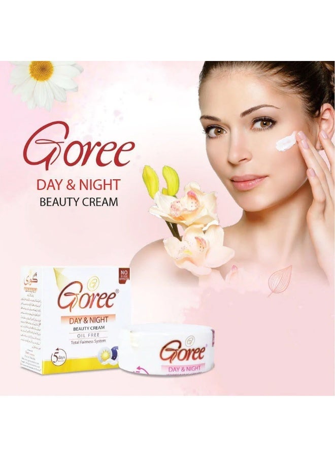 Goree Day & Night Beauty Cream Oil Free, 30 Grams, Pack of 6 - Image 2