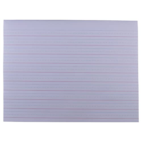 Top Flight Multi-Method 3rd Grade Primary Tablet, 1/2 Inch Ruling, Bond Paper, 11 x 8.5 Inches, 40 Sheets (56419), White - Image 3