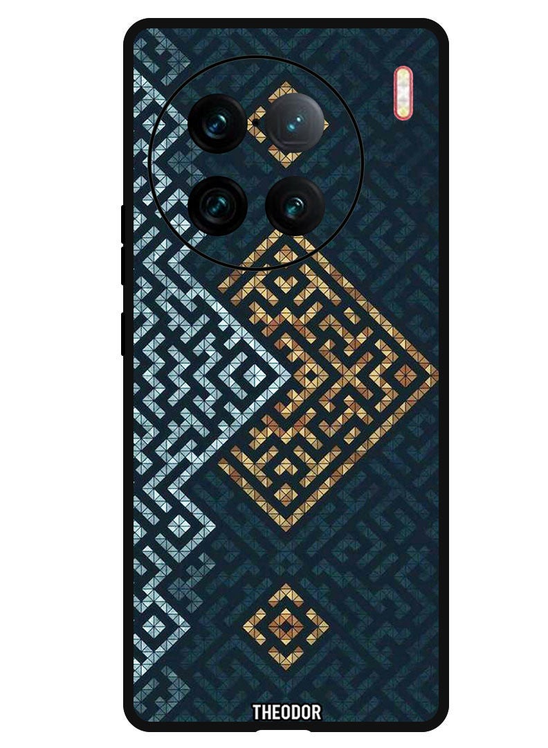 Theodor Protective Case Anti Scratch Shock Proof Bumper Cover For Vivo X90 Pro Plus Maze art - Image 1