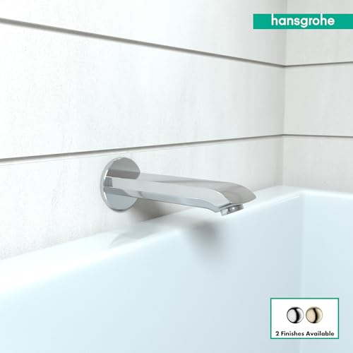hansgrohe Tub Spout Premium 3-inch Modern Tub Spout in chrome, 31494001,Small - Image 3