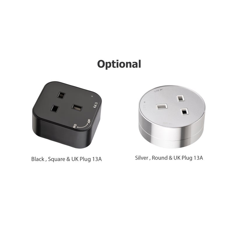 Track Sockets Power Track Socket Outlet Electric Mobile Track Socket Power Track Adapter for Office Kitchen and Living Room - Image 4