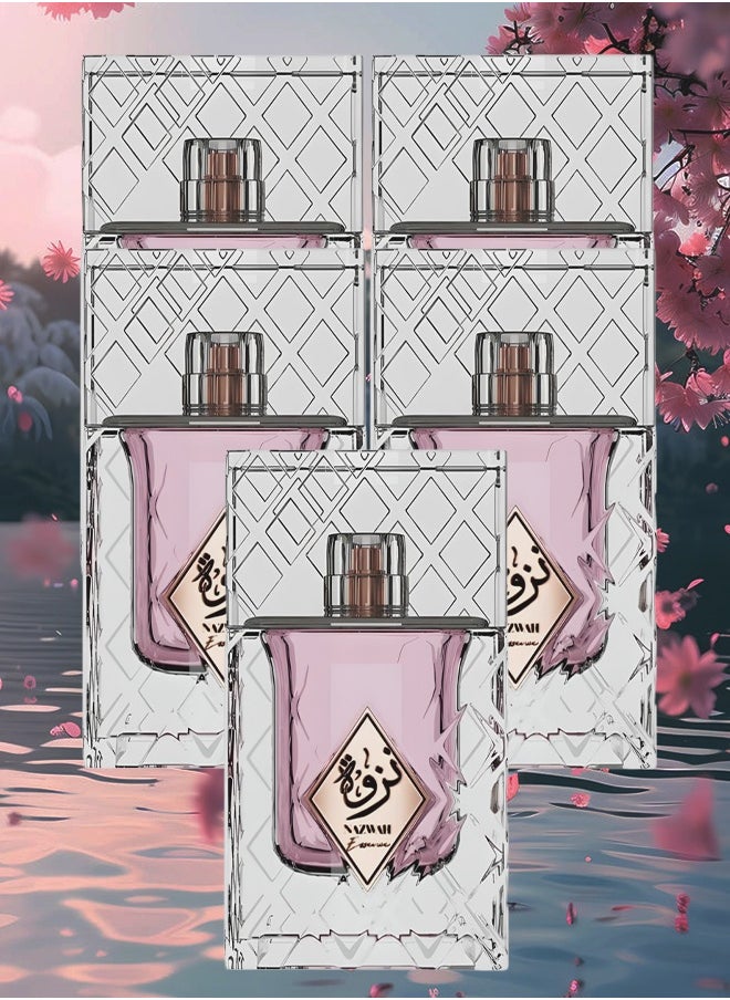 مشاعر 5 قطع عطر نزوة للنساء 100 مل  - Image 1