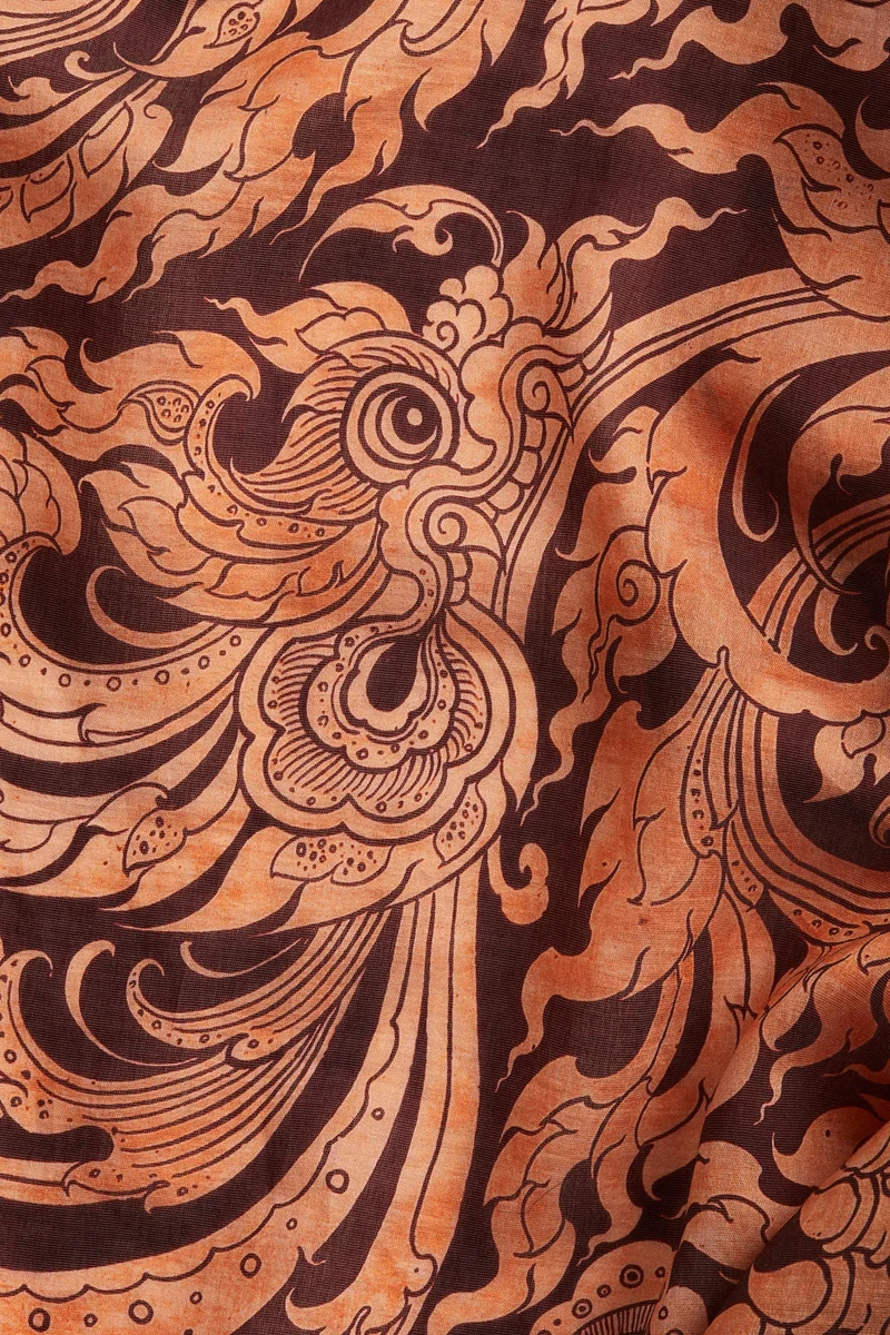 H&M Ruffled kaftan dress