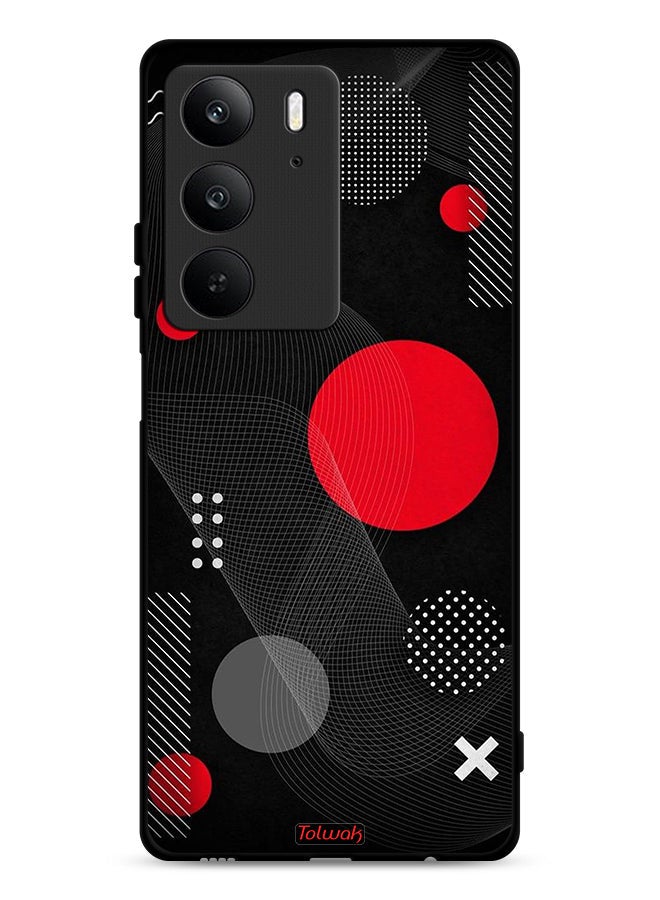 Tolwak Realme C75 4G Protective Case Cover Round And Cross Shape Pattern - Image 1