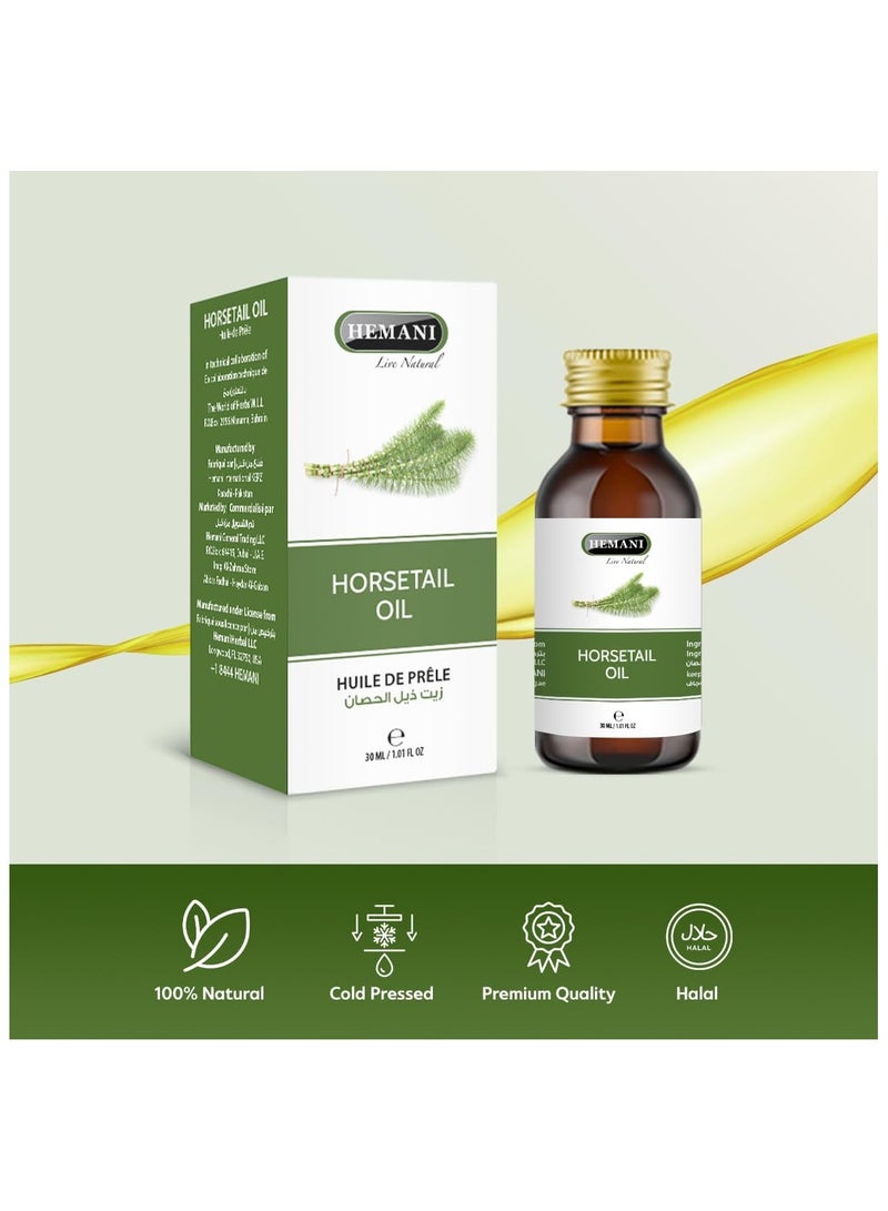 Hemani Horsetail Oil - Supports Hair Growth - Improves Bone Health - 30 ml - Image 2
