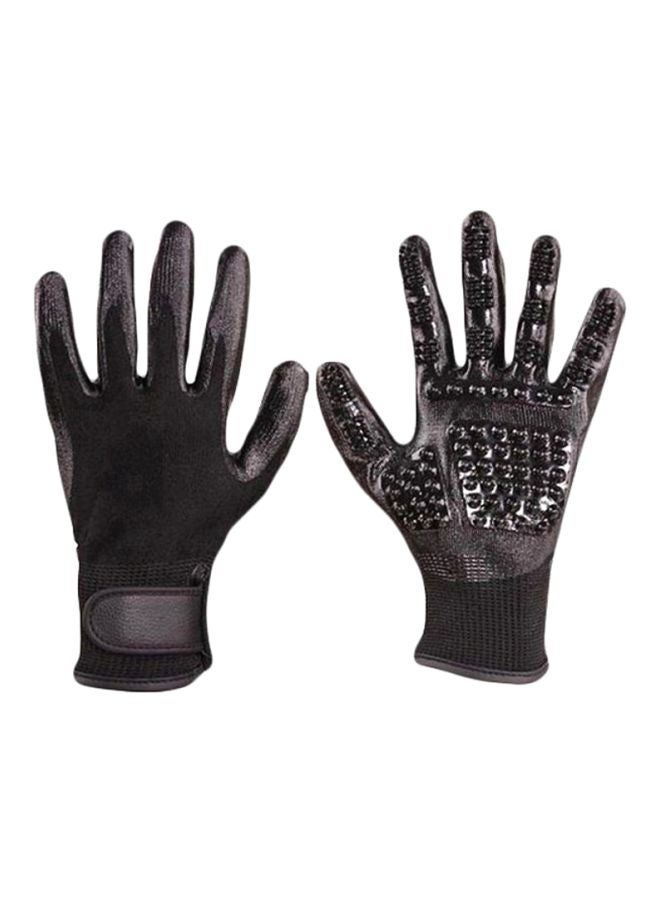 Loquat Bathing Gloves Black - Image 1