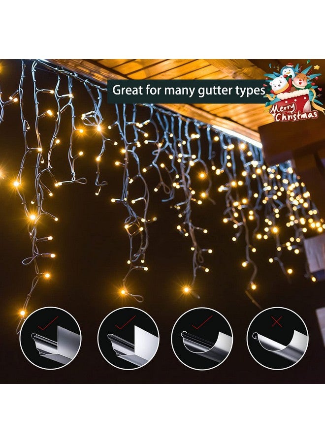 Brightown 200 Pack Mini Christmas Light Clips for Gutters, Shingles and Outdoor Decor - Xmas Decoration Hanging Clips for String Lights - Image 3
