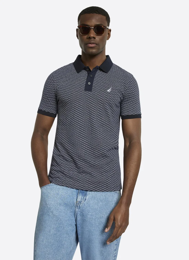 Men Slim Fit Half Sleeve Polo Shirt for Smart Casual Style - Navy