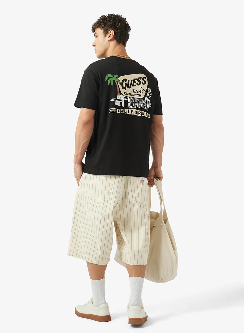 GUESS  Crew Neck Short Sleeve T-Shirt for Men | Best Price UAE
