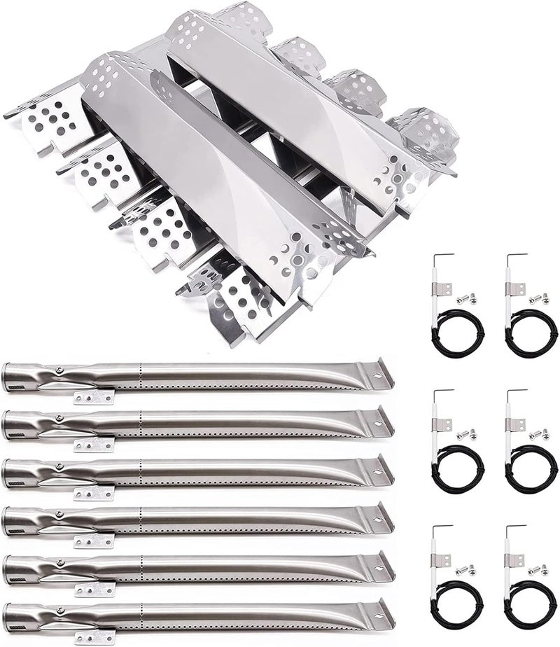 Adviace Replacement Parts for Nexgrill 720-0898 730-0898 720-0898A 720-0896CA Expert Grill 720-0969 720-0969D, Replacement 720-0898 Heat Plate Flame Tamer 720-0898 Burner 720-0898 Igniter - Image 1