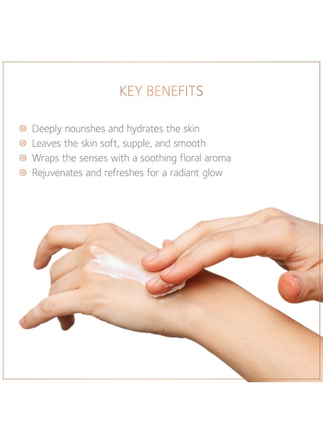 سول تري لوشن الجسم SoulTree Mystical Manjula الموازن، 100 مل | مرطب غني بخلاصة الورد لترطيب عميق وبشرة ناعمة كالحرير | خفيف الوزن، سريع الامتصاص ومغذٍ | لبشرة هادئة، مهدأة ومرطبة | تركيبة أيورفيدية 100% - Image 3