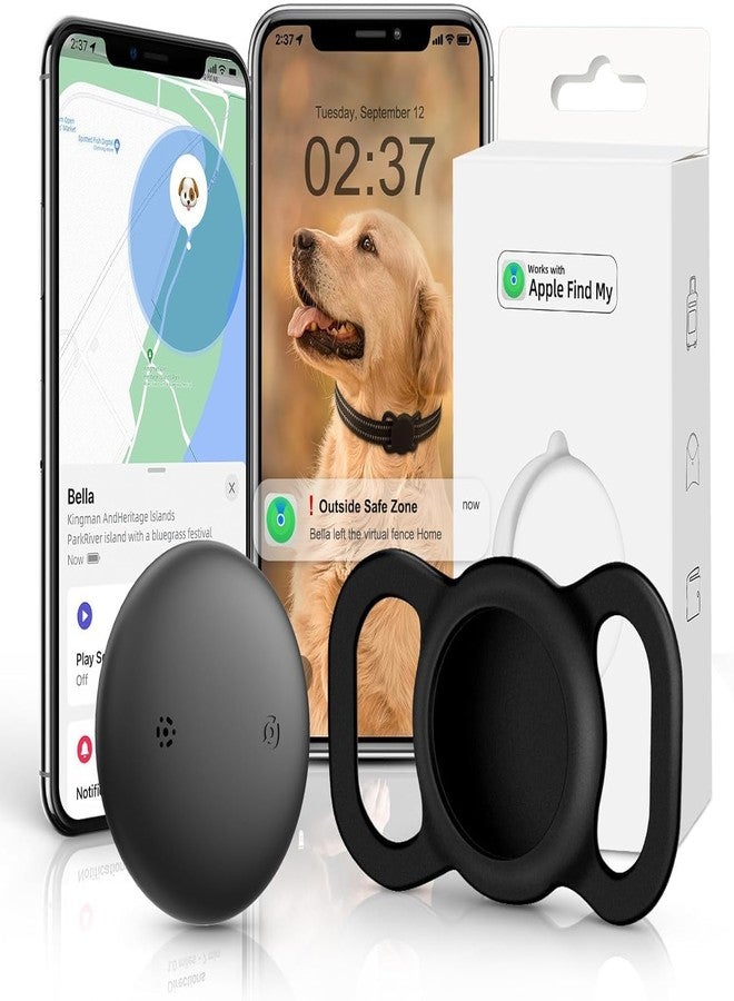 Vebiso iOS Smart GPS Dog Collar, Mini Pet Activity Tracker No Monthly fee 1 Pack - Image 1