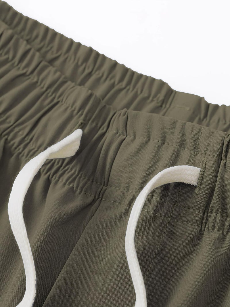 Lymio Men Shorts || Men Shorts Cotton Casual (Shorts-35-Khaki-S) - Image 3