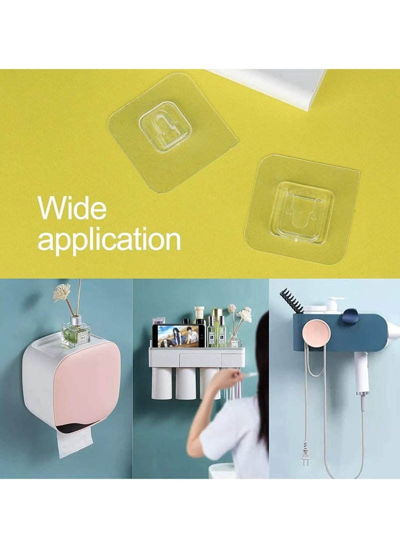 20 Pack Double Sided Wall Hook, Wall Hooks for Hanging, Self Adhesive Hooks for Bathroom Kitchen Office Hanging - Image 5