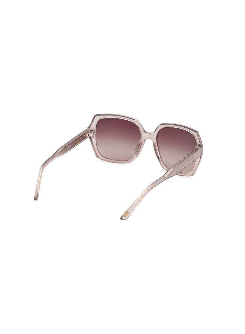 Plastic Square Full Rim Women Polarized Sunglass
