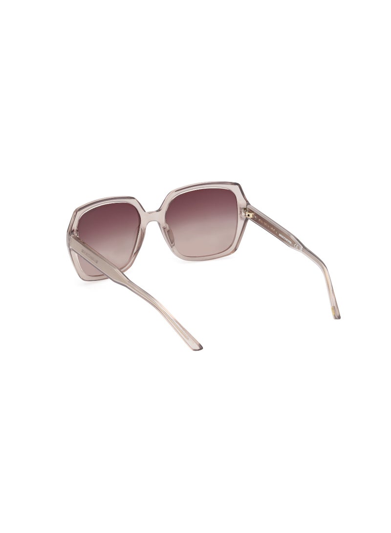 Plastic Square Full Rim Women Polarized Sunglass