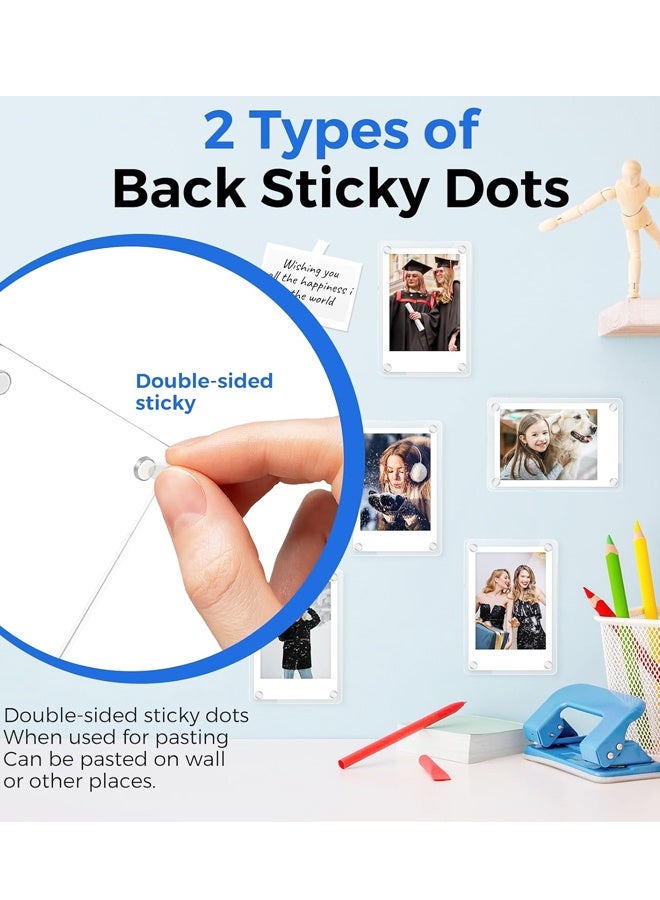 5PCS Double Sided Magnetic Acrylic Photo Frames - Image 4