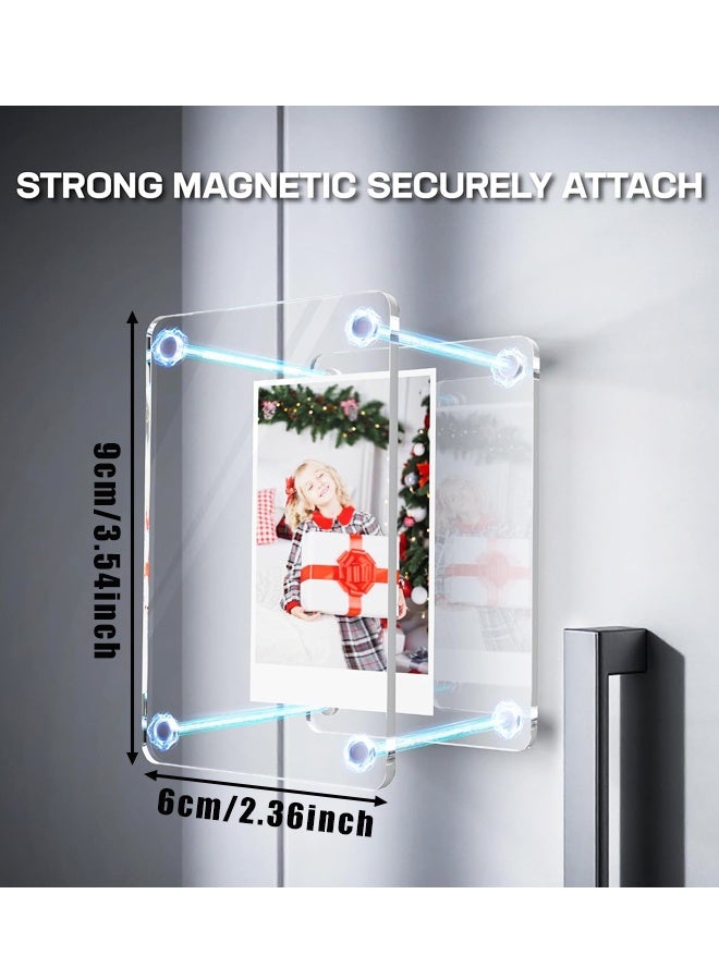 5PCS Double Sided Magnetic Acrylic Photo Frames - Image 2