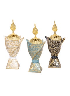 ba9ma Arabic style ba9ma incense burner, porcelain home incense burner, exquisite home incense burner  - Image 2