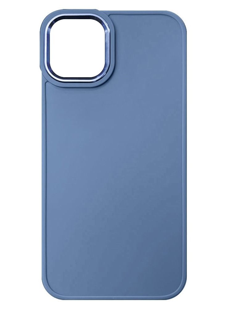 JOWAY iPhone 12 Pro Max Silicone Case Soft Ultra Slim Shockproof Back Cover 6.5 inch Blue - Image 2