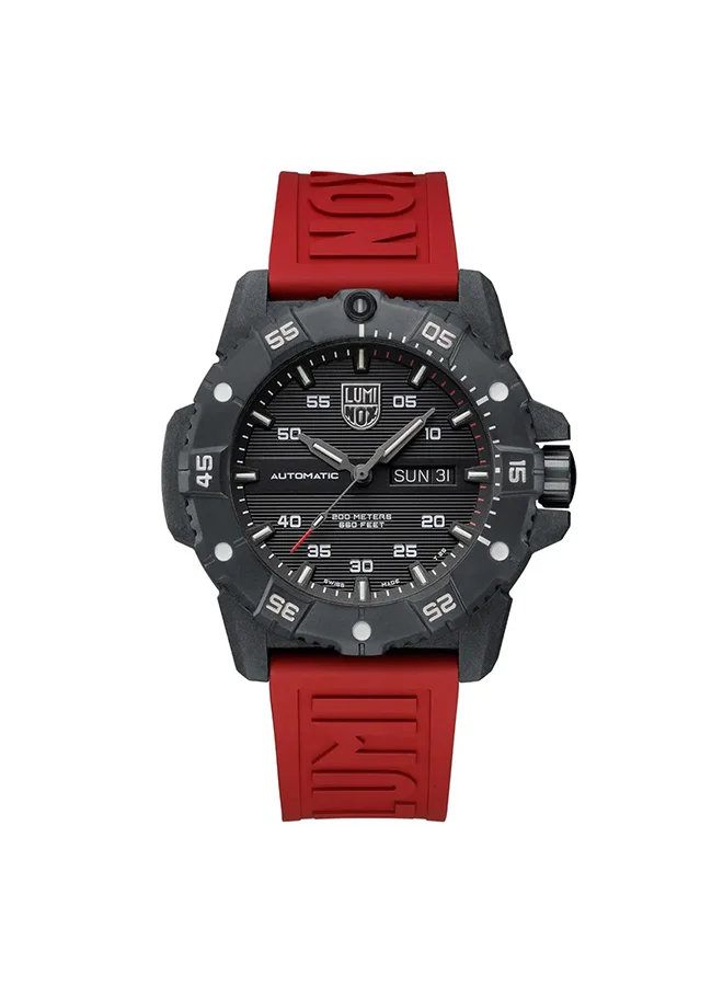 Men's Analog Round Shape Rubber Wrist Watch XS.3875 - 45 Mm