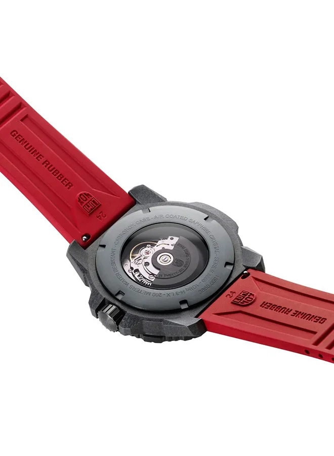 Luminox Men's Analog Round Shape Rubber Wrist Watch XS.3875 - 45 Mm