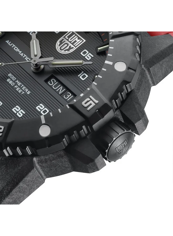 Luminox Men's Analog Round Shape Rubber Wrist Watch XS.3875 - 45 Mm