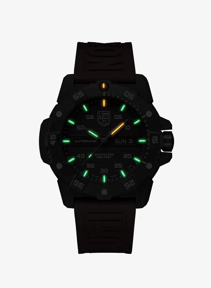 Luminox Men's Analog Round Shape Rubber Wrist Watch XS.3875 - 45 Mm - Image 2