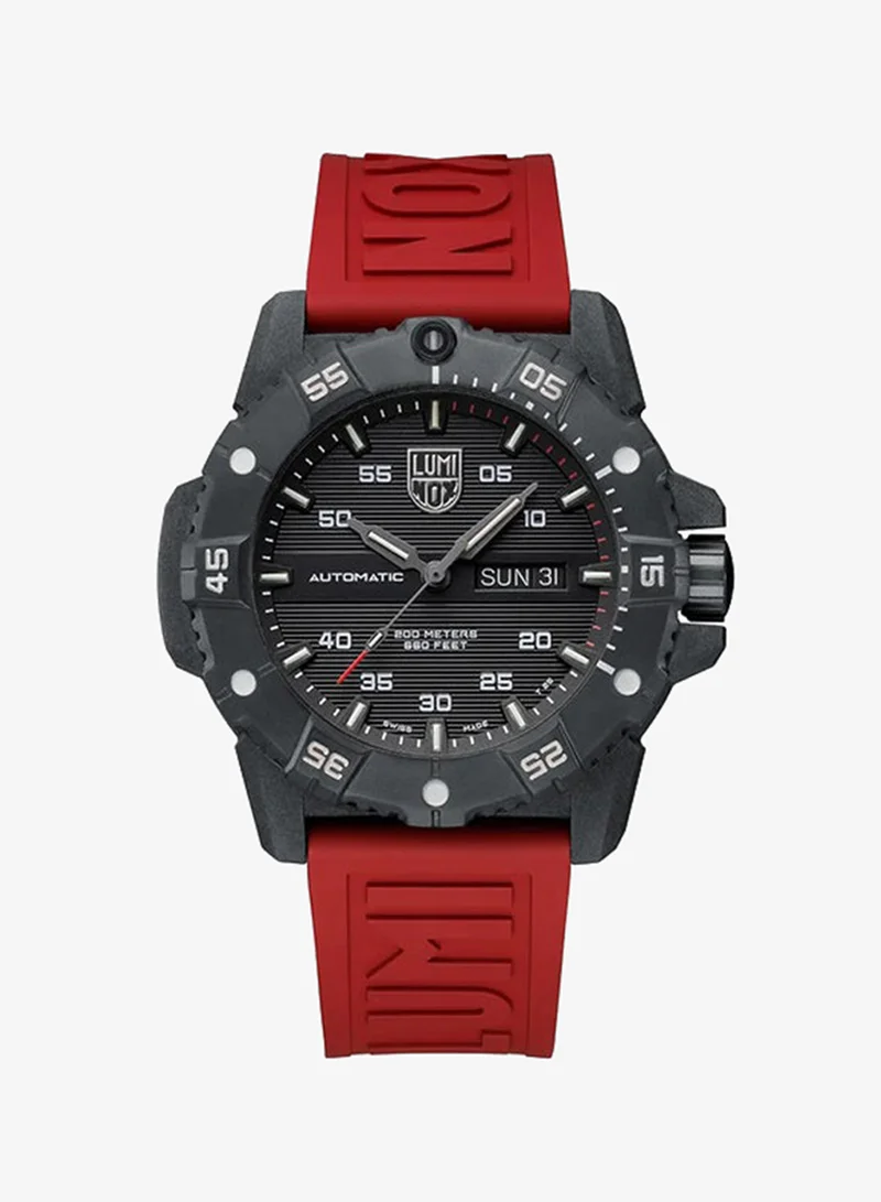Luminox Men's Analog Round Shape Rubber Wrist Watch XS.3875 - 45 Mm