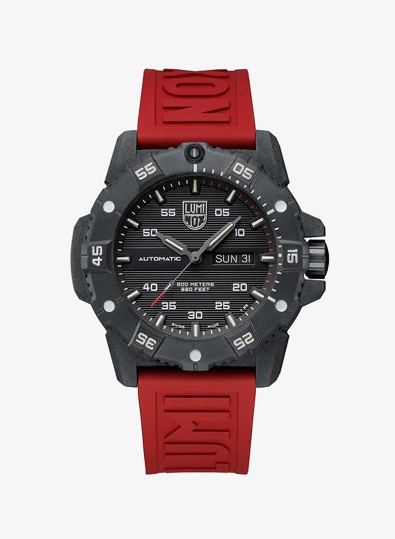 Luminox Men's Analog Round Shape Rubber Wrist Watch XS.3875 - 45 Mm - Image 1