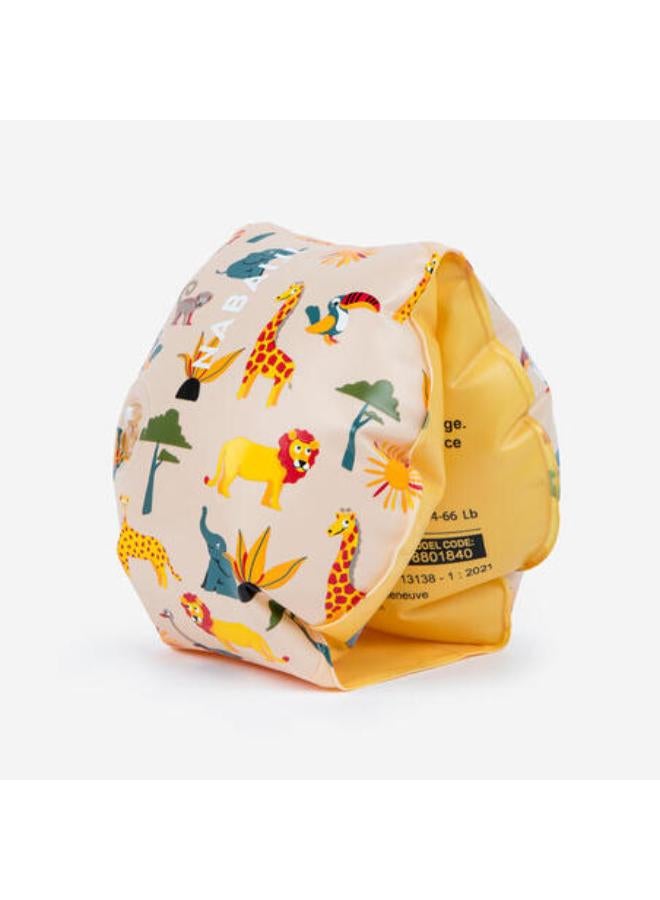 NABAIJI Kids pool armbands 11-30 kg "SAVANE" beige print  - Image 2
