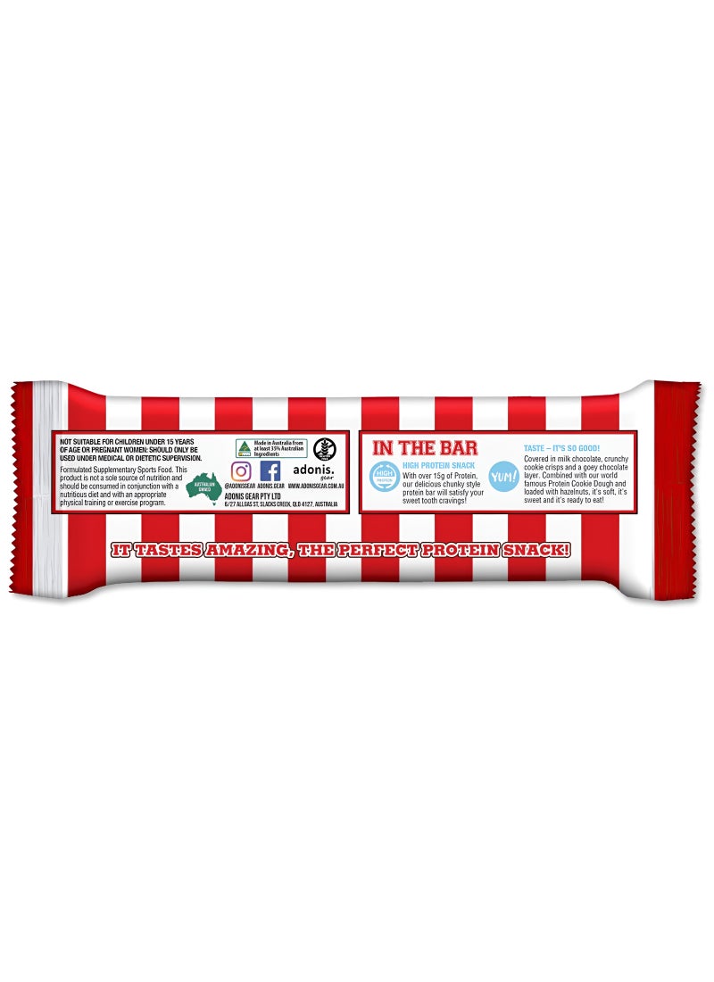 Adonis Cookie Dough Protein Bar - Double Chocolate Hazelnut 55g (15g Protein) - Image 2