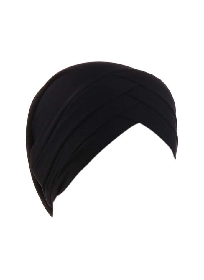 Comfortable Forehead Cross Turban Cap for Women - Lightweight, Elastic Polyester Head Wrap with Inner Hijab Hat - Ideal for Casual Wear & Chemo Patients, Hat for Hijab - pzsku/Z64E2356DFEDF889737A3Z/45/_/1736568581/61a59db6-c44e-4148-9e60-5f3d6e1015e4