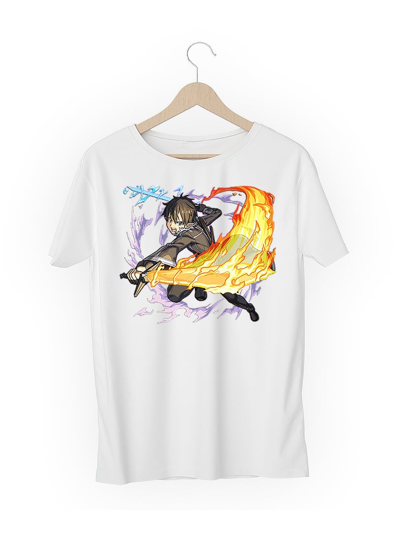 Fashion World Cotton T-shirt Printed with High-quality Anime  Sword Art - Image 3