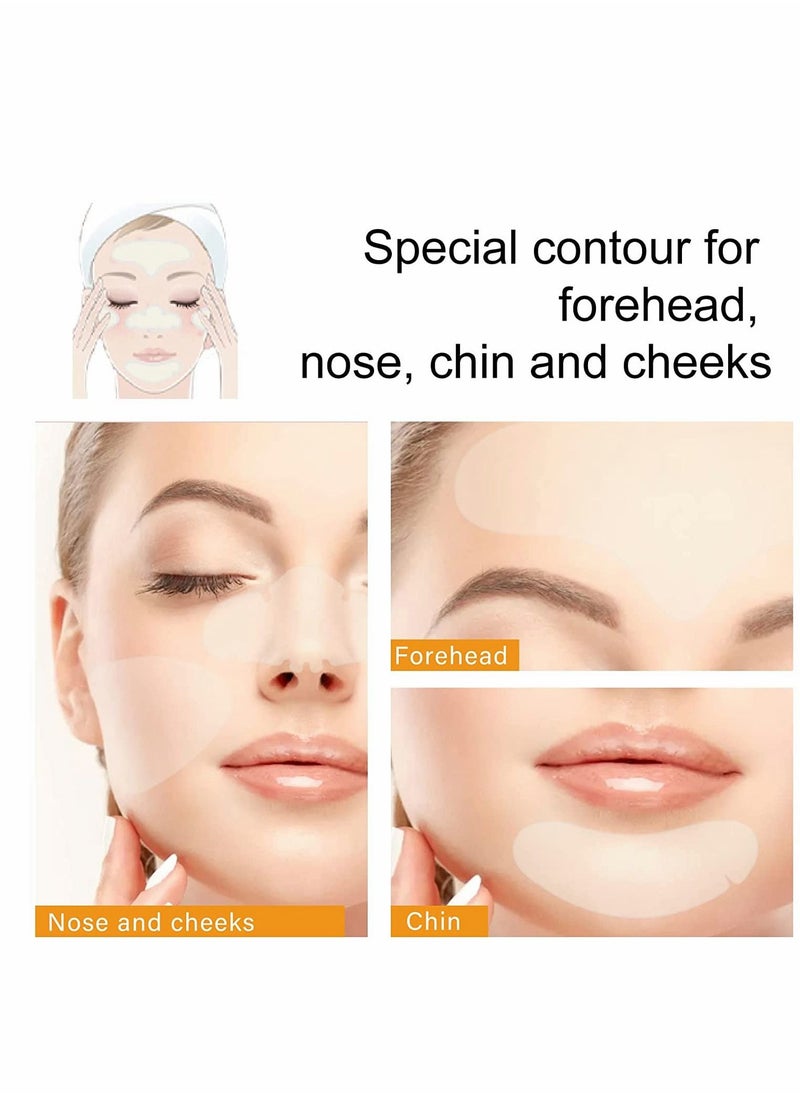 SYOSI - Hydrocolloid Face Mask for Acne, 5 Large Pimple Patches for Zit Breakouts on Nose, Chin, Forehead & Cheeks, Pore Cleansing Strips Acne Patches for All Skin Types (2 Box(40 Pcs)) - Image 1