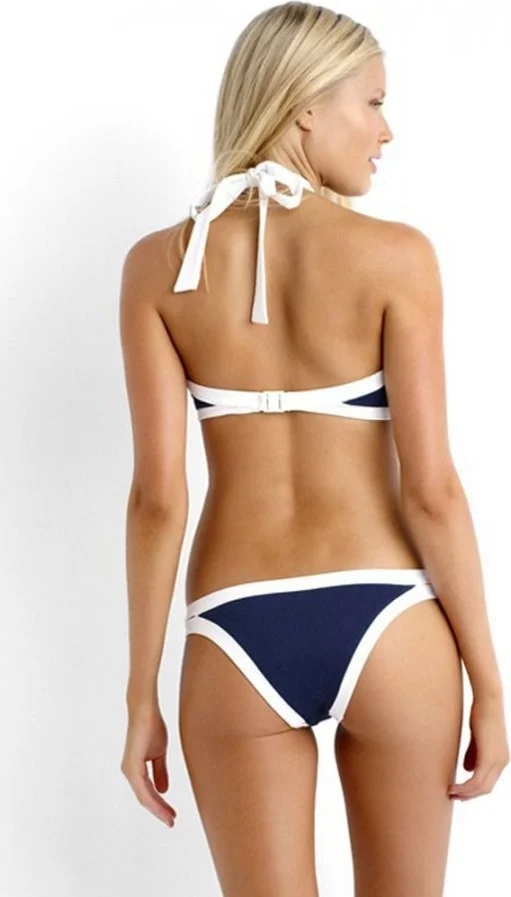 انجلسين Navy Blue Special Design Tankini Bikini